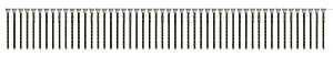 Camo 0395040 Screw, Green, #9 Thread, 3 in L, Bugle Head, T20 Drive, Steel