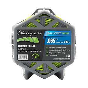 Shakespeare Ballistic 17242 Trimmer Twist Line, 0.065 in Dia, 200 ft L