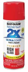 Rust-Oleum 331180 Spray Paint, High-Gloss, Strawberry Fields, 12 oz, Can