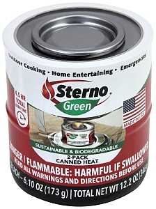 Sterno 20366 Cooking Fuel, 12.2 oz, 2-1/4 hr Burn Time