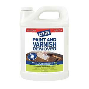 Motsenbocker's Lift Off 41164 Paint and Varnish Remover, Liquid, Mild, Clear, 64 oz, Bottle