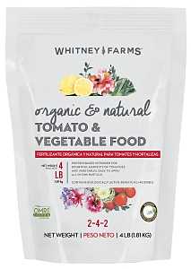 Whitney Farms 10101-10003 Tomato and Vegetable Food, 4 lb, Bag, Granular