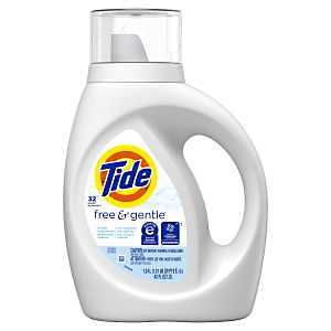 Tide 04182 Laundry Detergent, 42 oz, Bottle, Liquid, Slight