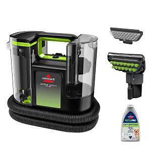 Bissell Little Green Max Pet Series 3857 Portable Carpet Cleaner, 32 oz Tank, 3 in W Cleaning Path