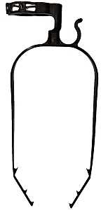 Ulta Lit Technologies 00022 Clip Ridge Roof, Holiday Light Clip, Black, Smooth, For: Hanging Light Sets On Roof