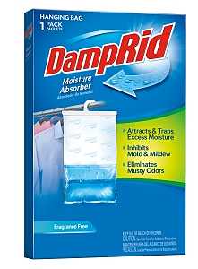 DampRid FG80FF Moisture Absorber, 14 oz, Pellets, Off-White/White