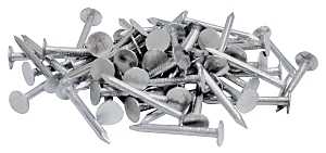 ProFIT 0069132 Hand Drive Roofing Nail, 2 in L, Flat Head, 11 ga, Steel, 50 lb