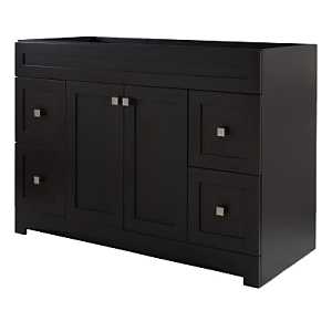 Foremost Monterrey Series MXBV4821 Vanity, Black Coffee, 4-Drawer