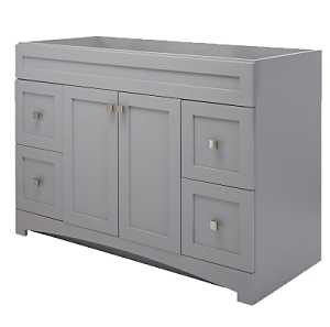 Foremost Monterrey Series MXGV4821 Vanity, Cool Gray, 4-Drawer