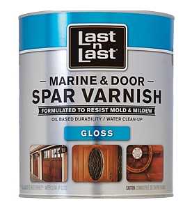 Last n Last 94004 Marine and Door Spar Varnish, Gloss, 1 qt