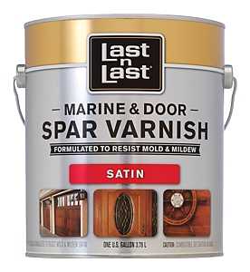 Last n Last 50801 Door and Window Finish, Satin, Amber, Liquid, 1 gal