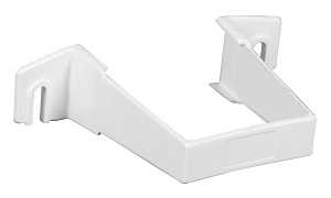 Amerimax T0534HP U-Downspout Bracket, Vinyl, White