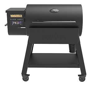Louisiana Grills Black Label Series 10670 Wood Pellet Grill, 661 sq-in Primary Cooking Surface, Steel Body, Black