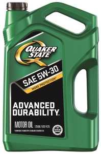 Quaker State Ultimate Durability 550044963 Motor Oil, 5W-30, 5.1 qt Bottle
