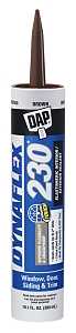DAP 18418 Premium Sealant, Brown, 1 day Curing, 40 to 100 deg F, 10.1 oz Cartridge