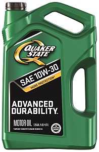 Quaker State QS-10W30 5QT Motor Oil, 10W-30, 5 qt