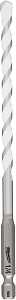 Milwaukee SHOCKWAVE 48-20-8886 Drill Bit, 1/4 in Dia, 6 in OAL, Multi-Material, Twist Flute, 1/4 in Dia Shank, Hex Shank