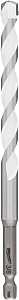 Milwaukee SHOCKWAVE 48-20-8890 Drill Bit, 3/8 in Dia, 6 in OAL, Multi-Material, Twist Flute, 1/4 in Dia Shank, Hex Shank