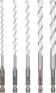 Milwaukee SHOCKWAVE Impact Duty 48-20-8898 Drill Bit Set, Multi-Material, 5-Piece, Carbide
