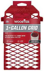 Wooster R008 Bucket Grid, 9 in L, 5 in W, Polypropylene, Green, For: 1 gal Metal Paint Can