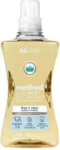 method 1491 Laundry Detergent, 53.5 fl-oz Bottle, Liquid, Free and Clear
