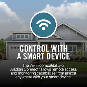 Genie 39626V/3155-TV Garage Door Opener, Smartphone Control