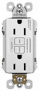Pass & Seymour Radiant Self-Testing GFCI Outlets, White, 15-Amp, 3-Pk.