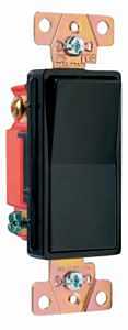 Pass & Seymour Decorator Switch, 3-Way, Black, 20-Amps