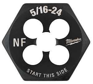 Milwaukee 49-57-5344 Threading Die, 5/16-24 Thread, Fine Thread, HCS
