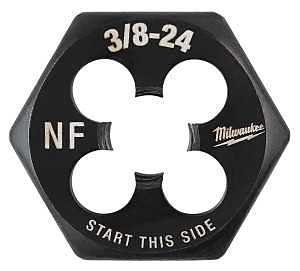 Milwaukee 49-57-5351 Threading Die, 3/8-24 Thread, Fine Thread, HCS