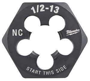 Milwaukee 49-57-5360 Threading Die, 1/2-13 Thread, Coarse Thread, HCS