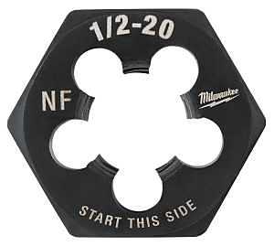 Milwaukee 49-57-5362 Threading Die, 1/2-20 Thread, Fine Thread, HCS