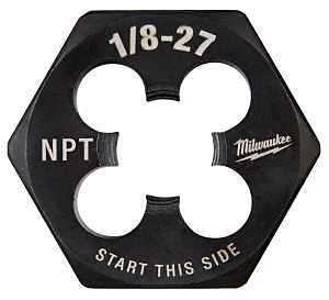 Milwaukee 49-57-5389 Threading Die, 1/8-27 Thread, NPT Thread, HCS