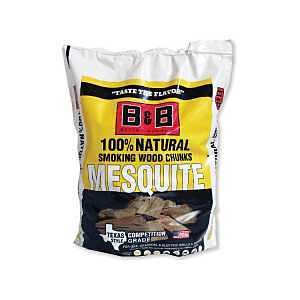 B & B Charcoal 00130 Series Smoking Chunk, Mesquite, Wood, 549 cu-in