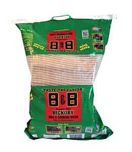 B & B Charcoal B00202 Hickory Cooking Wood, 0.65 cu-ft Bag