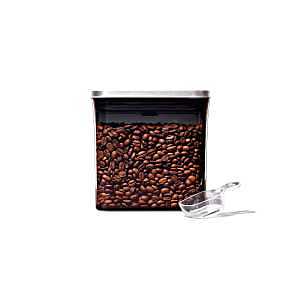 Oxo Steel Series 3119200 Food Storage Container, 1.7 qt, Plastic/Stainless Steel/Silicone, Clear, 6-1/2 in L, 4.3 in W