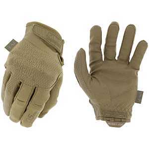 Mechanix Wear Tactical Glove – Coyote Suede, Medium, 8‑in, Straight Thumb, Hook‑Loop Cuff