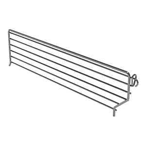 Lozier BFD316 BCP OGX Chrome Metal Wire Binning Divider – 3" Height for 16" Shelf D