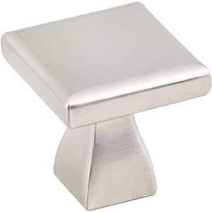 Hardware Resources K313SN-4 Cabinet Knob, Transitional, Zinc, Satin Nickel, 4/PK