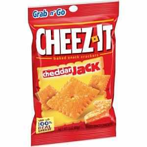 Cheez-It 615328 Snack Cracker, Cheddar Jack, 3 oz