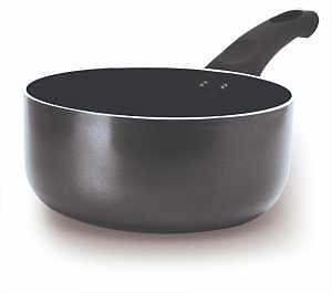 Ecolution Elements EEGY-2818 Non-Stick Saucepan, 2 qt Capacity, Aluminum, Gray, Ergonomic Handle