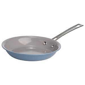 Ecolution 8‑Inch Dusty‑Blue Ceramic Non‑Stick Frying Pan – Aluminum, Dishwasher Safe
