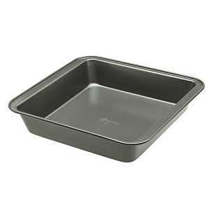 Ecolution BakeIns Series EIGY-7423 Cake Pan, Square, 9 in OAL, Carbon Steel, Non-Stick: Yes, Dishwasher Safe: Yes
