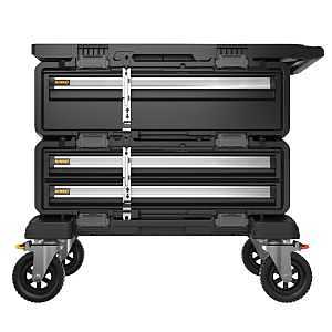DEWALT DXL TOUGHSYSTEM 2.0 Series DWST60520 4-in-1 Modular Workstation, 21 gal, 26 in OAW, 30 in OAH, 34 in OAD, Black