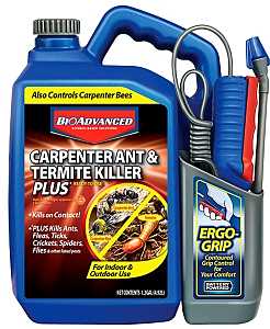 BioAdvanced 700335A Ant and Termite Killer, Liquid, Brush, Spray Application, 1.3 gal Can