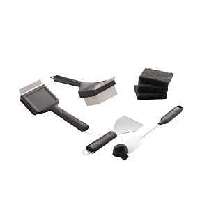 Camp Chef CLSET4 Griddle Cleaning Kit – Black, Complete 4‑Piece Set