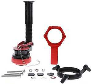 Fluidmaster K-507A-011-T10 Flush Valve Repair Kit, >3.5 gpf, For: 2 in Flush Valve Toilets