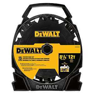 DEWALT DW812DADO Stacked Dado Set, 15-Piece