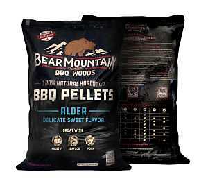 Bear Mountain FK11 Series BBQ Pellet, Alder, 20 in L, Hardwood, 20 lb Bag