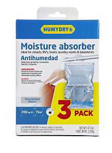 Humydry USA40500C6 Moisture Absorber, 15.9 oz, Bag, Neutral
